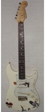 1966 Relic Custom Shop Stratocaster (Vintage white over sunburst)